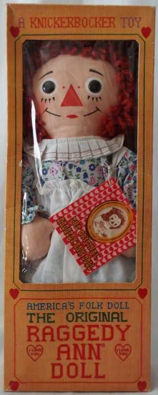 Knickerbocker Raggedy Ann 15” Dolls 1970 -