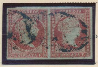 SPANISH WEST INDIES STAMPS 1855 - 1869 ALBUM PAGE OF ISABELLA,  MANY GEMS 3
