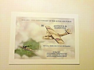 Antigua And Barbuda 75th Anniversary Of The Royal Air Force 1993