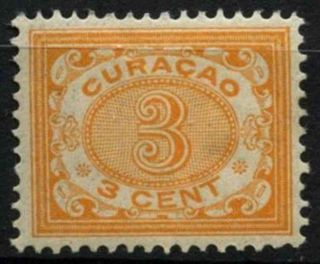 Curacao 1903 Sg 57,  3c Orange Mh D43799
