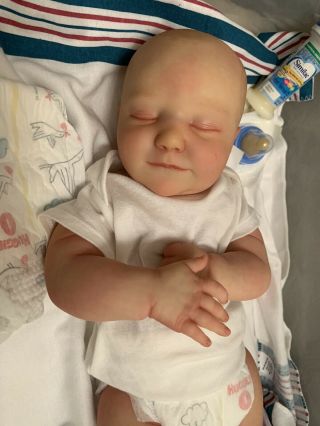 Real Born Baby June Newborn Asleep