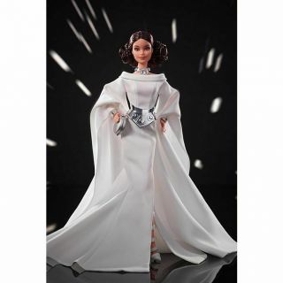 Princess Leia Star Wars X Barbie Doll - Gold Label - 2019 Ght78