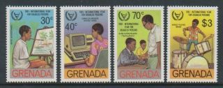 Grenada - 1982,  International Year Of The Disabled Set - Mnh - Sg 1169/72