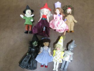 2007 Madame Alexander Wizard Of Oz Complete Set 8 Figures Doll Mcdonalds
