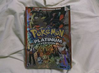 Pokemon Platinum Version Nintendo Ds Official Strategy Guide Book.  No Poster