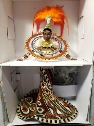 Fantasy Goddess Of Africa Barbie Doll Bob Mackie Mattel 22044 Nrfb
