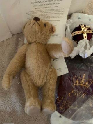 Danbury Steiff Queen Elizabeth Coronation Teddy Bear