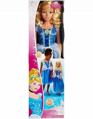 Disney Princess My Size Cinderella Fairytale Friend Doll 3 