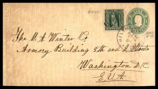 Mayfairstamps Habana 1909 To Washington Dc Postal Stationery Wwc14767