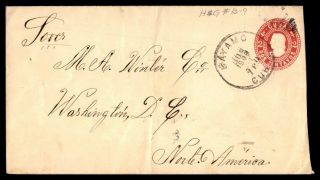 Mayfairstamps Habana 1909 To Washington Dc Postal Stationery Wwc14983