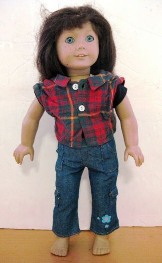 18 " American Girl " Pleasant Company " Doll W/freckles -