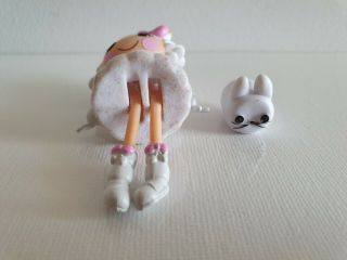 Lalaloopsy MINIS Doll - Toasty Sweet Fluff White with PET Rabbit Bunny 2
