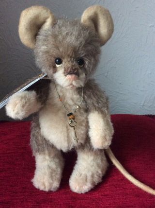 Charlie Bears Squeak L/e Mohair And Wool Mouse
