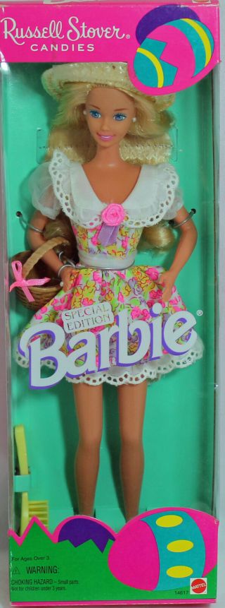 Barbie 14617 Ln Box 1995 Russell Stover Special Edition Easter Doll