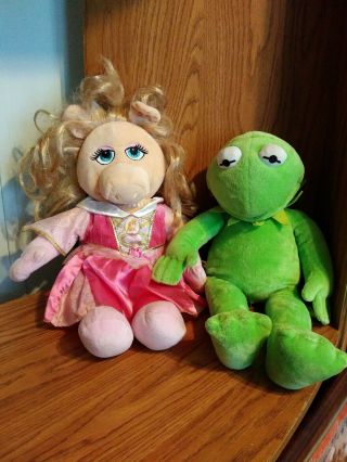 Miss Piggy & Kermit Muppets Build A Bear Puppets 20 Inch