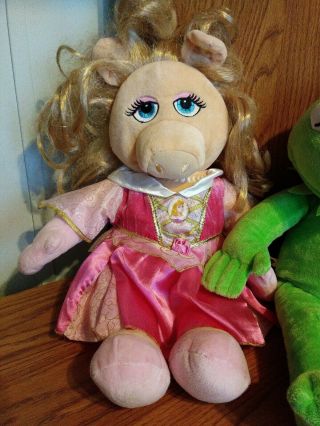 Miss Piggy & Kermit Muppets Build A Bear Puppets 20 Inch 2