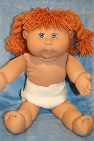 Cabbage Patch Kids Play Along Pa - 1 Tangerine/violet Twist Hair Girl Doll Cute