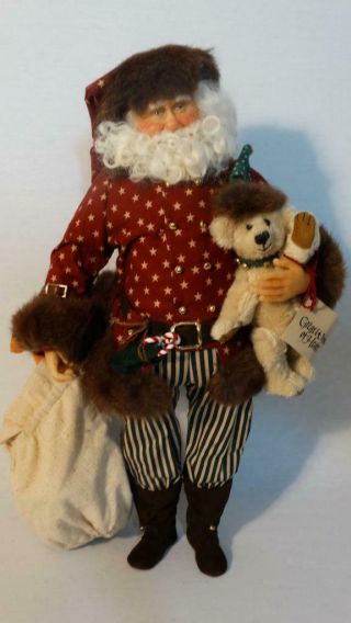 1995 Santa And Company 18 Inch By Pam Hamel Cernit Ooak