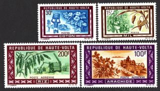 Burkina Faso 1969 Group Of Stamps Mi 276 - 279 Mnh Cv=7€