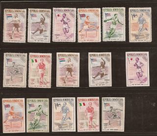 Dominican Republic - Perfed/imperf Stamps,  4 Souvenir Sheets - All One Lot