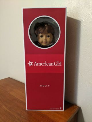 American Girl Molly Doll & Book 18 " Doll Friend Of Emily Doll Retired Version