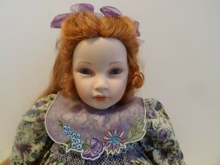 PAULINE BJONNESS - JACOBSEN LIMITED EDITION 205/950 PORCELAIN AND CLOTH DOLL - 22 