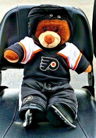Philadelphia Flyers NHL Build - A - Bear Plush with Complete Outfit - SAYS I LOVE YOU 2