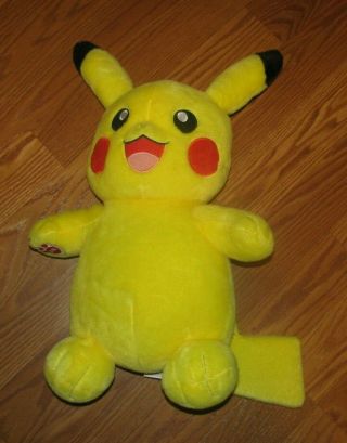 Pokemon Pikachu Build A Bear Plush 18” Bab Stuffed Animal Toy