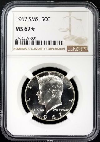 1967 Sms Kennedy Half Dollar Graded Ms 67 Star By Ngc