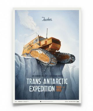 Limited Edition Trans Antarctic Expedition Design Poster 3
