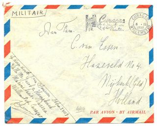 Ned Antillen - Curacao - 1950 Marine Cv Ship = Heemskerk=slogan Pm - - To Holland