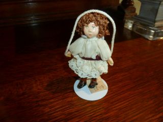 Small People By Cecily Doll Dated 1980 Signed By The Artist