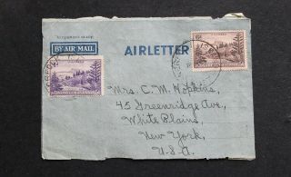 Norfolk Islands To Usa - 1950 Very Scarce Cover Rr