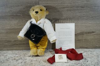 Steiff Ralph Lauren Polo Teddy Bear W Sunglasses,  Leather Pants,  Bag 501 Of 1000
