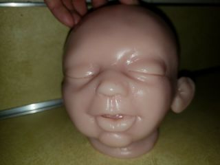 Silicone Baby Head For Cloth Cuddle Body Baby
