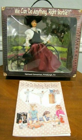 1999 Pittsburgh Convention Doll & Book - We Can Do Anything,  Right Barbie Nrfb