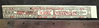 Puerto Rico 1916 Internal Revenue Distilled Spirits Stamp,  4/5 Ct,  Black