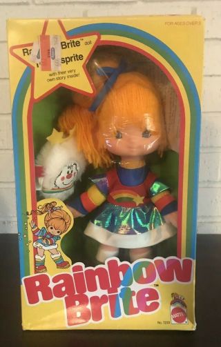 Vintage 1983 Mattel Rainbow Brite & Twink Sprite Doll 7233