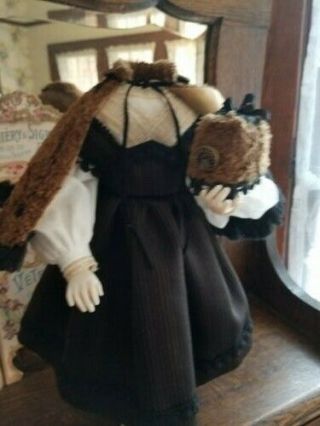 Antique Style Dress,  Cape,  Hat for your 15.  5 Huret,  Barrois French Fashion Dolls 2