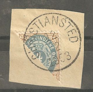 Danish West Indies Scott 18a (christiansted) In
