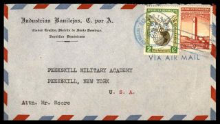 Mayfairstamps Dominican Republic 1950 To Peeksill Military Academy York Cove