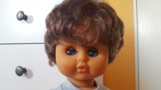 1970 ' s GDR Germany DDR Sonneberger Puppen LARGE BABY DOLL in Clothes 2