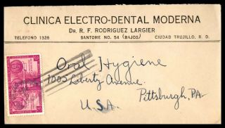 Mayfairstamps Dominican Republic 1962 To Oral Hygiene Pittsburgh Pennsylvania Co