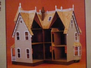 The Garfield Wooden Doll House Kit Wooden Victorian