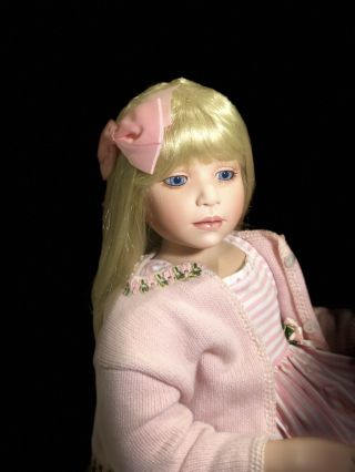 Gillian Porcelain Doll 18” Sitting Pamela Erff