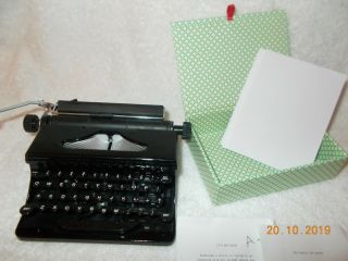 American Girl Doll Kit ' s Antique Typewriter Papers & Box partial set 3