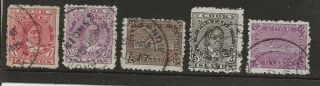 Cook Islands Sel.  Of From 1902 Set Wmk Sideways On Type 2 Sg 21/31 & 33/4