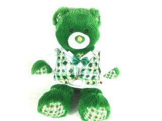 Build A Bear Plush Stuffed Animal Teddy Bear St Patricks Day Irish Plus Outfit