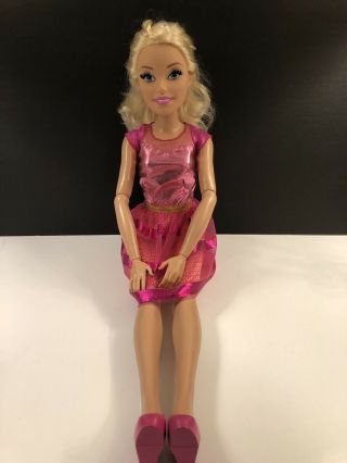 My Size Barbie Just Play - Posable 28 Inch Doll With Blonde Hair Eyelashes