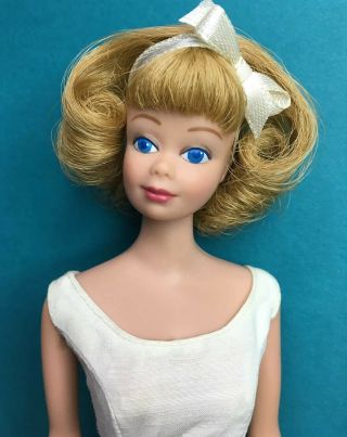 Yes it ' s Vintage Come see 1964 Barbie Best Friend Midge Blonde Doll by April 2